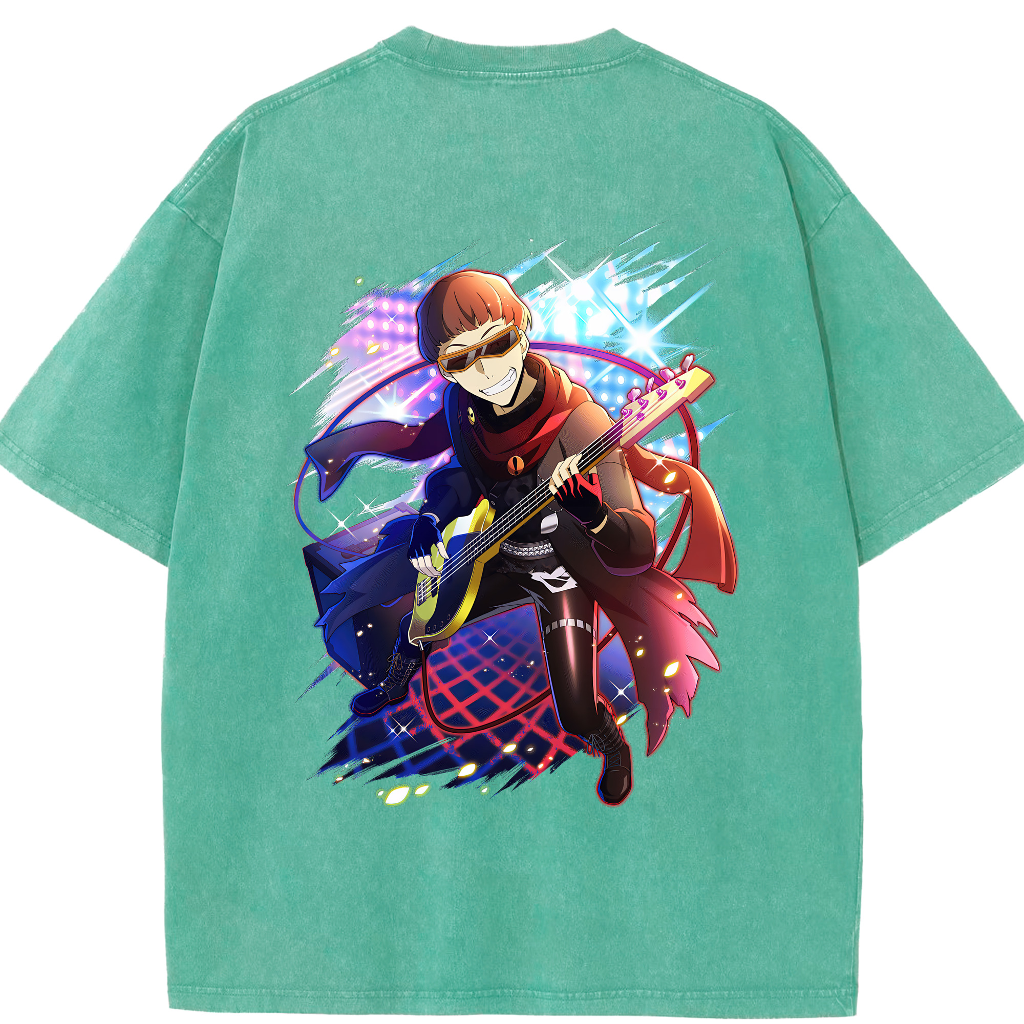 （画像用） 文豪ストレイドッグス Bungo Stray Dogs 綿100% ヴィンテージ風 半袖Tシャツ（背面プリント）